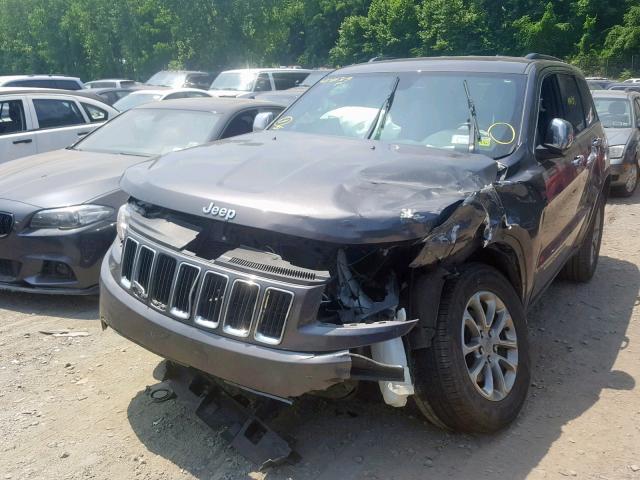 1C4RJFBG1FC664672 - 2015 JEEP GRAND CHER GRAY photo 2