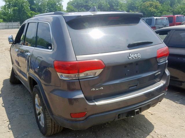 1C4RJFBG1FC664672 - 2015 JEEP GRAND CHER GRAY photo 3