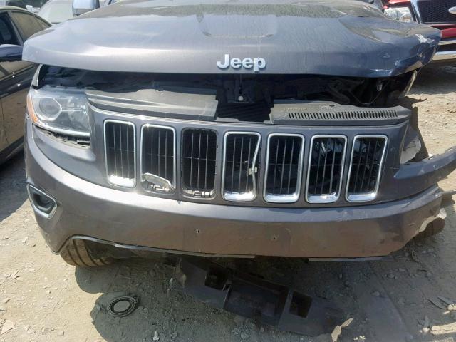 1C4RJFBG1FC664672 - 2015 JEEP GRAND CHER GRAY photo 7