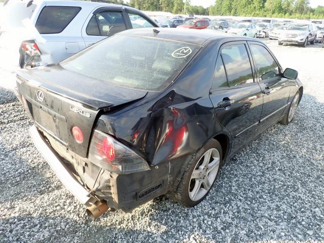 JTHBD192420041885 - 2002 LEXUS IS 300 BLACK photo 4