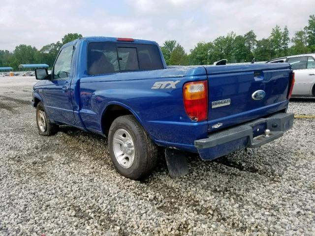 1FTYR10D47PA49429 - 2007 FORD RANGER BLUE photo 3