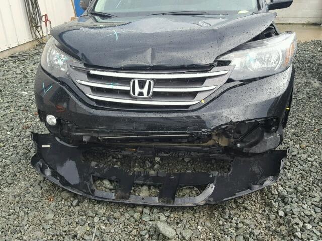 2HKRM4H7XDH632551 - 2013 HONDA CR-V EXL BLACK photo 9