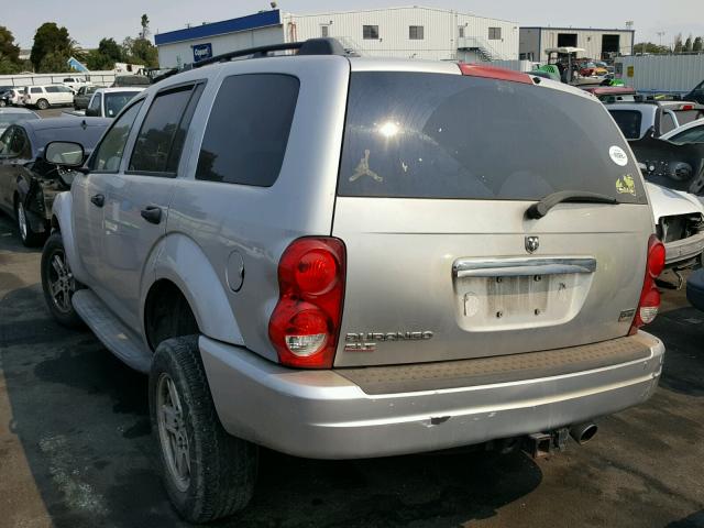 1D4HB48D95F542782 - 2005 DODGE DURANGO SL SILVER photo 3