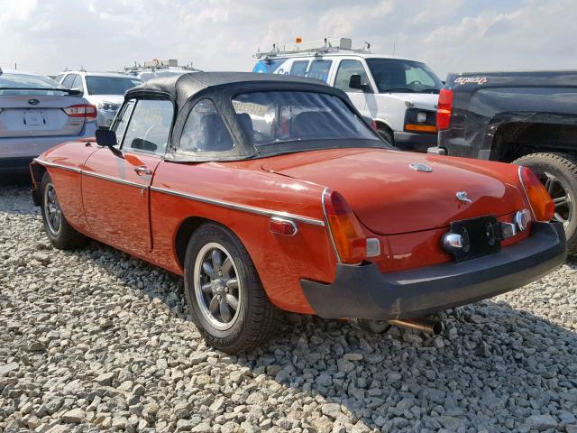 GHN5UG387664G - 1976 MG MGB ORANGE photo 3