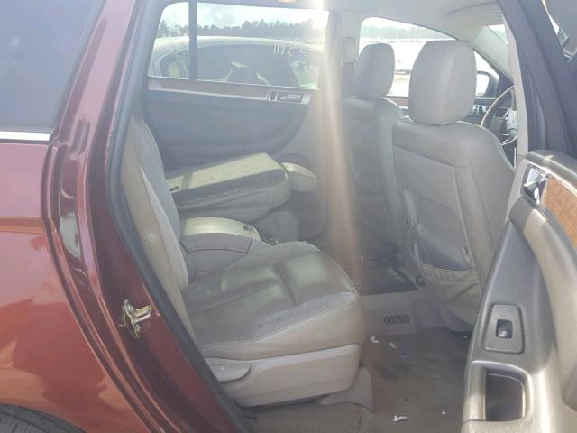 2A8GM78X07R197970 - 2007 CHRYSLER PACIFICA L BURGUNDY photo 6