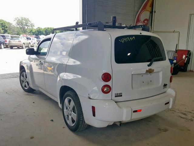 3GCAAADB8AS554321 - 2010 CHEVROLET HHR PANEL WHITE photo 3