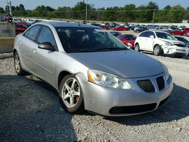 1G2ZG58N474256990 - 2007 PONTIAC G6 BASE SILVER photo 1