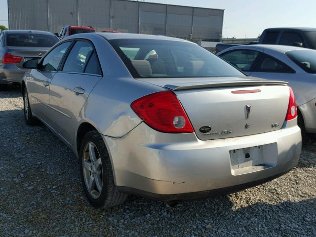 1G2ZG58N474256990 - 2007 PONTIAC G6 BASE SILVER photo 3