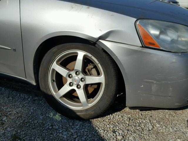 1G2ZG58N474256990 - 2007 PONTIAC G6 BASE SILVER photo 9