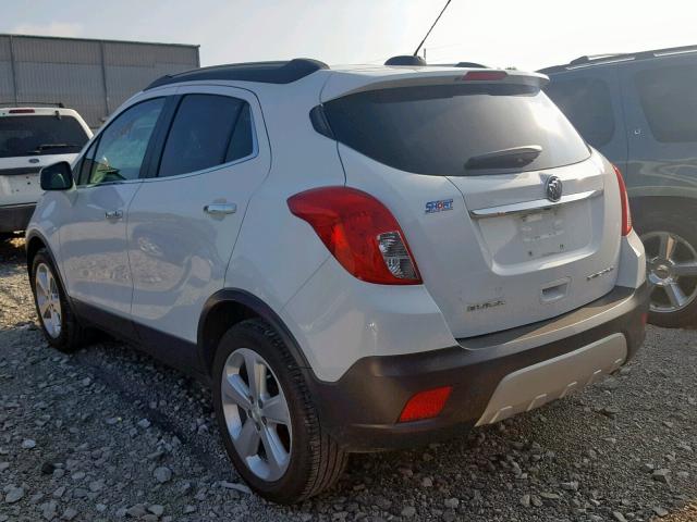 KL4CJASB3GB611129 - 2016 BUICK ENCORE WHITE photo 3