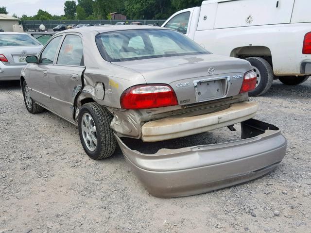 1YVGF22C225270282 - 2002 MAZDA 626 LX TAN photo 3