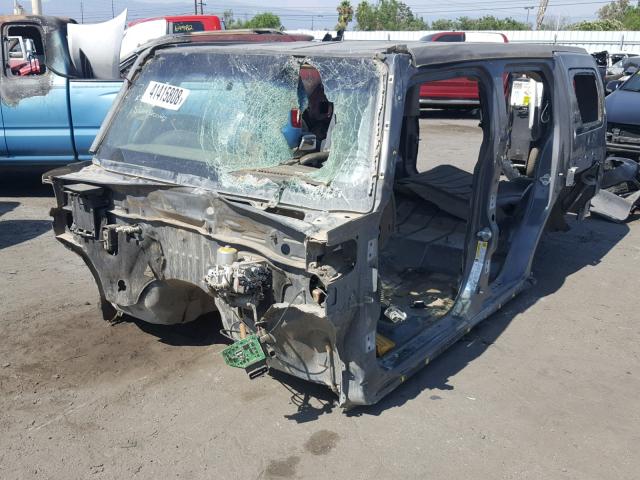 5GTEN13E898141247 - 2009 HUMMER H3 GRAY photo 2