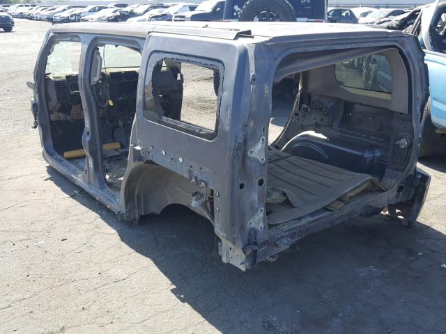 5GTEN13E898141247 - 2009 HUMMER H3 GRAY photo 3