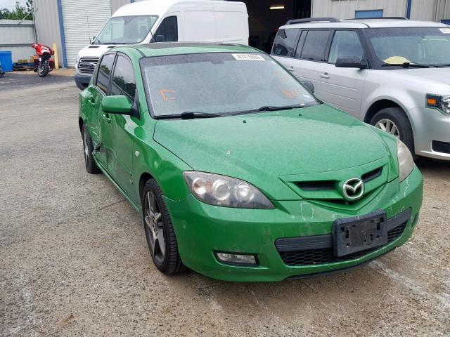 JM1BK343081116510 - 2008 MAZDA 3 HATCHBAC GREEN photo 1