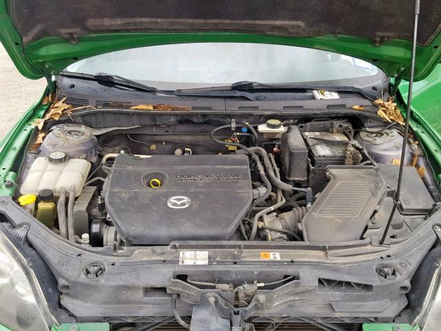 JM1BK343081116510 - 2008 MAZDA 3 HATCHBAC GREEN photo 7