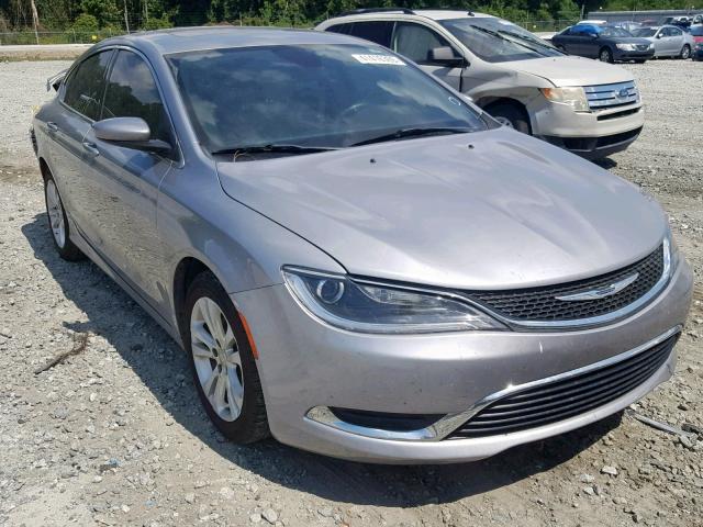 1C3CCCAB3GN128045 - 2016 CHRYSLER 200 LIMITE SILVER photo 1