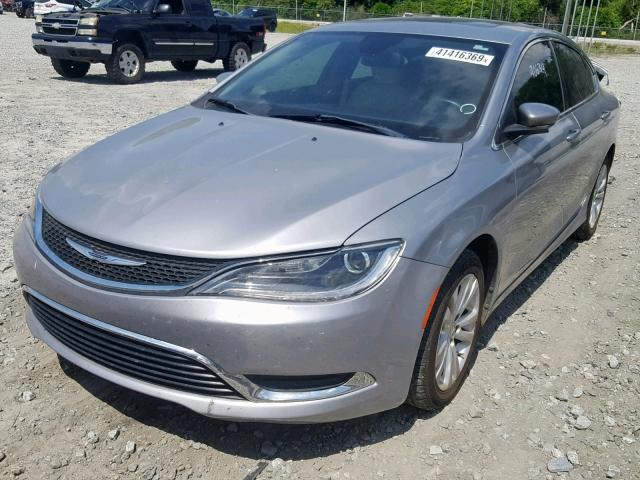 1C3CCCAB3GN128045 - 2016 CHRYSLER 200 LIMITE SILVER photo 2