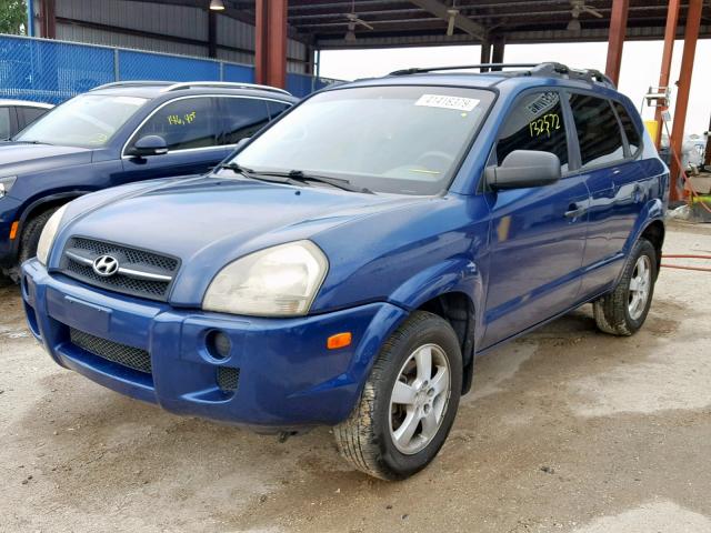 KM8JM12BX6U441578 - 2006 HYUNDAI TUCSON GL BLUE photo 2