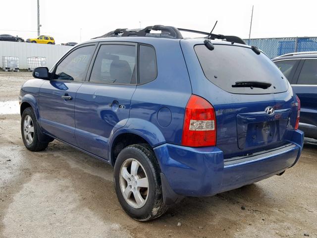 KM8JM12BX6U441578 - 2006 HYUNDAI TUCSON GL BLUE photo 3