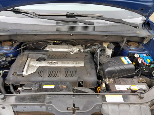 KM8JM12BX6U441578 - 2006 HYUNDAI TUCSON GL BLUE photo 7