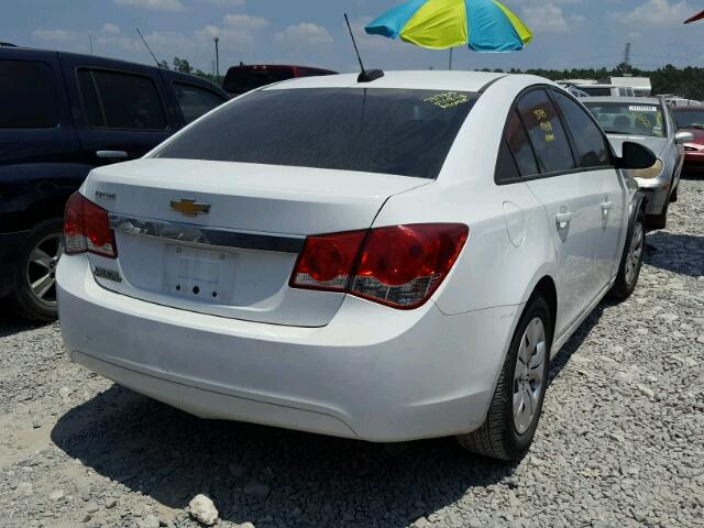 1G1PA5SH3F7174228 - 2015 CHEVROLET CRUZE LS WHITE photo 4