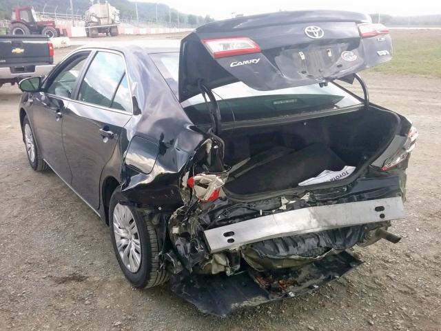 4T1BD1FK9EU138322 - 2014 TOYOTA CAMRY HYBR BLACK photo 3