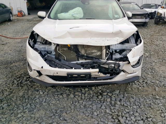 2FMPK4AP7HBC24335 - 2017 FORD EDGE SPORT WHITE photo 9