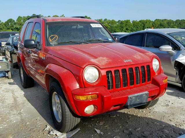 1J4GK58K82W221173 - 2002 JEEP LIBERTY LI RED photo 1