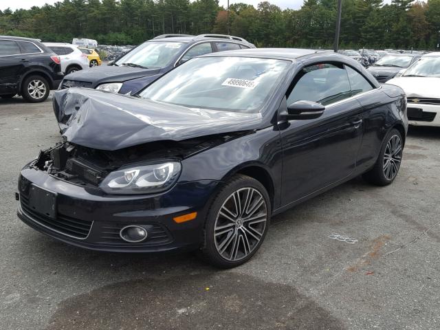 WVWBW8AH9DV004020 - 2013 VOLKSWAGEN EOS KOMFOR BLACK photo 2