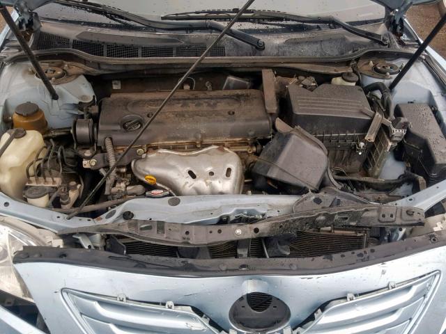 4T1BE46K97U630379 - 2007 TOYOTA CAMRY NEW BLUE photo 7