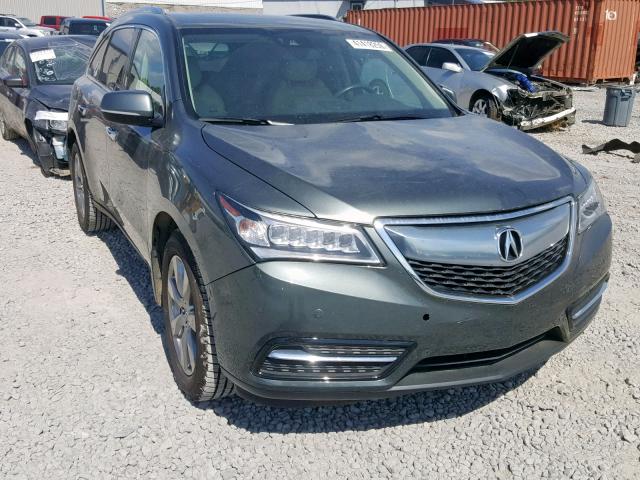 5FRYD4H97GB009323 - 2016 ACURA MDX ADVANC CHARCOAL photo 1