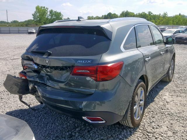 5FRYD4H97GB009323 - 2016 ACURA MDX ADVANC CHARCOAL photo 4