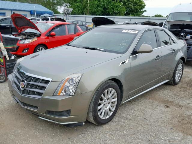 1G6DE5EY2B0149563 - 2011 CADILLAC CTS LUXURY GREEN photo 2