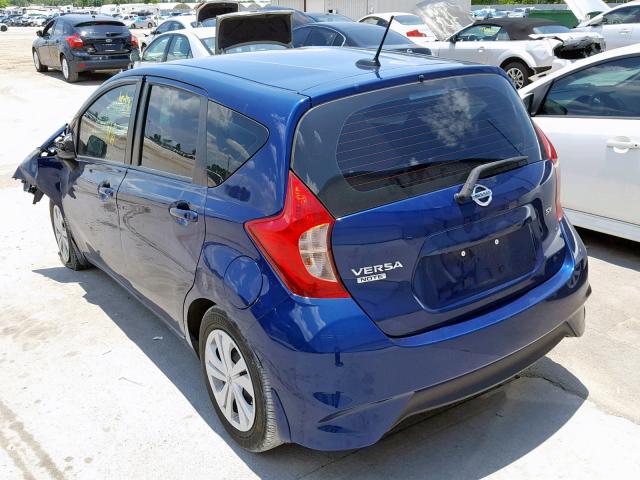 3N1CE2CP1JL359285 - 2018 NISSAN VERSA NOTE BLUE photo 3