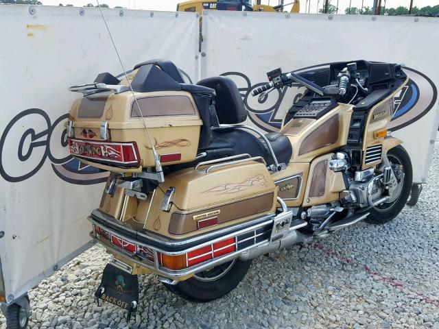 1HFSC1468FA118391 - 1985 HONDA GL1200 L GOLD photo 4