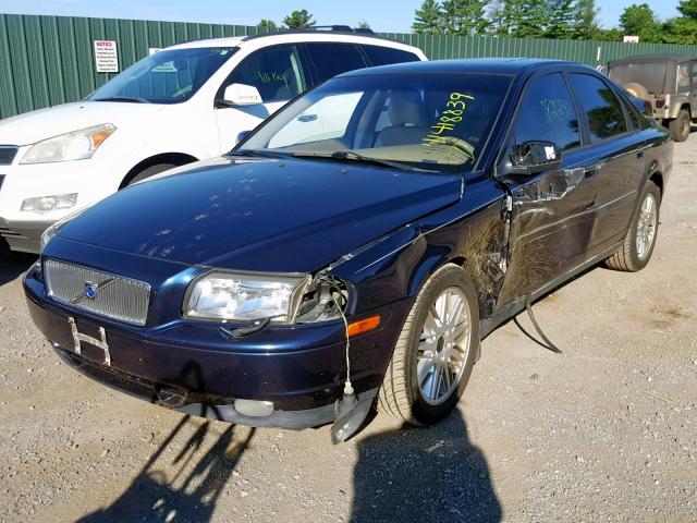 YV1TS92D821264456 - 2002 VOLVO S80 BLUE photo 2