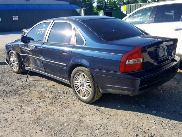 YV1TS92D821264456 - 2002 VOLVO S80 BLUE photo 3