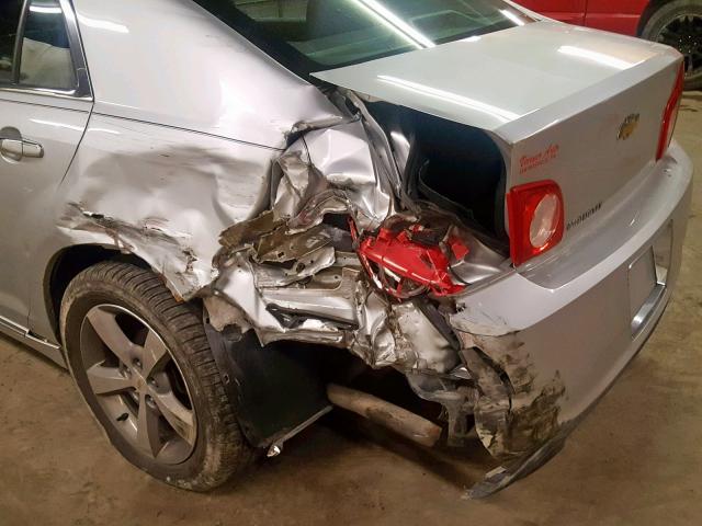 1G1ZC5E08CF117615 - 2012 CHEVROLET MALIBU 1LT 银色 照片 9