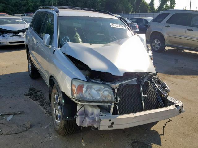 JTEEP21A850093695 - 2005 TOYOTA HIGHLANDER SILVER photo 1