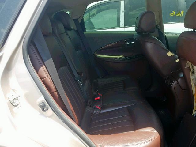 JNKAJ09E69M900020 - 2009 INFINITI EX35 BASE GOLD photo 6