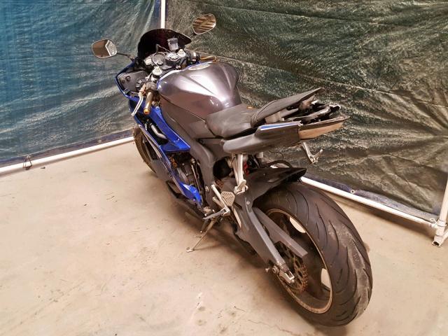 JYARJ12EX7A011557 - 2007 YAMAHA YZFR6 L BLUE photo 3