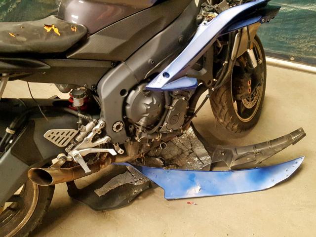 JYARJ12EX7A011557 - 2007 YAMAHA YZFR6 L BLUE photo 9