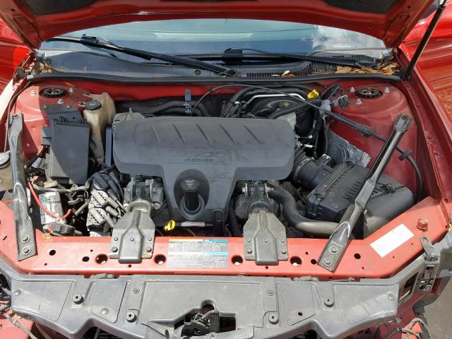 2G2WP552681144802 - 2008 PONTIAC GRAND PRIX RED photo 7