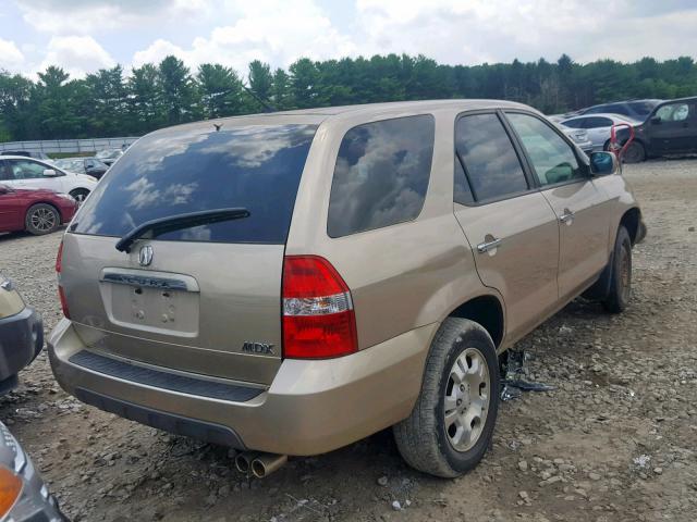 2HNYD18202H540394 - 2002 ACURA MDX TAN photo 4