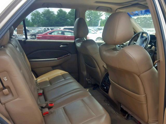 2HNYD18202H540394 - 2002 ACURA MDX TAN photo 6