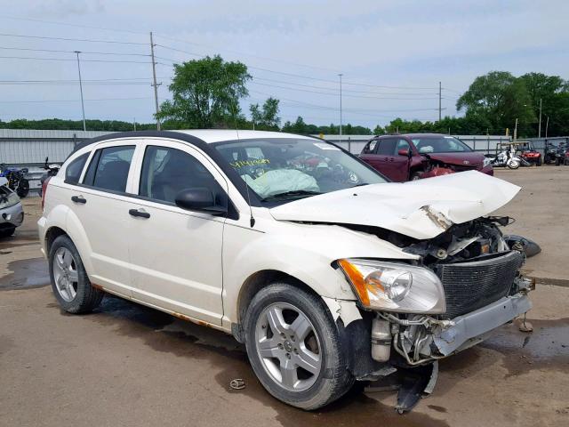 1B3HB48B98D626324 - 2008 DODGE CALIBER SX WHITE photo 1