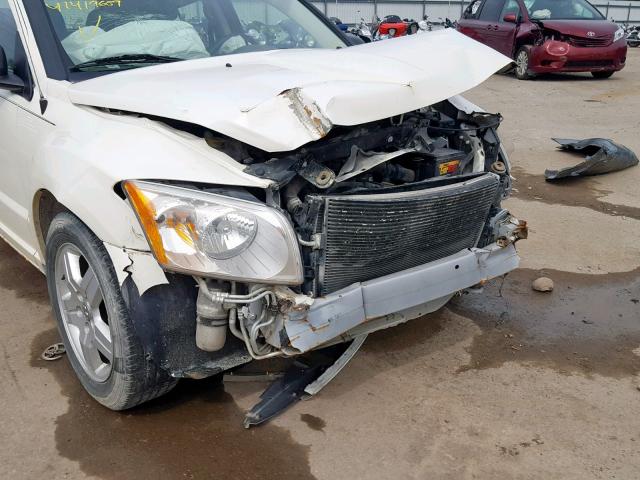 1B3HB48B98D626324 - 2008 DODGE CALIBER SX WHITE photo 9