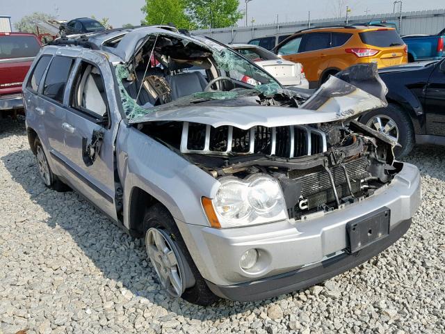 1J8HR48P17C522171 - 2007 JEEP GRAND CHER SILVER photo 1