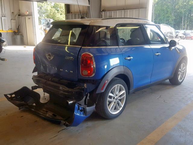 WMWZC3C51EWP51973 - 2014 MINI COOPER S C BLUE photo 4