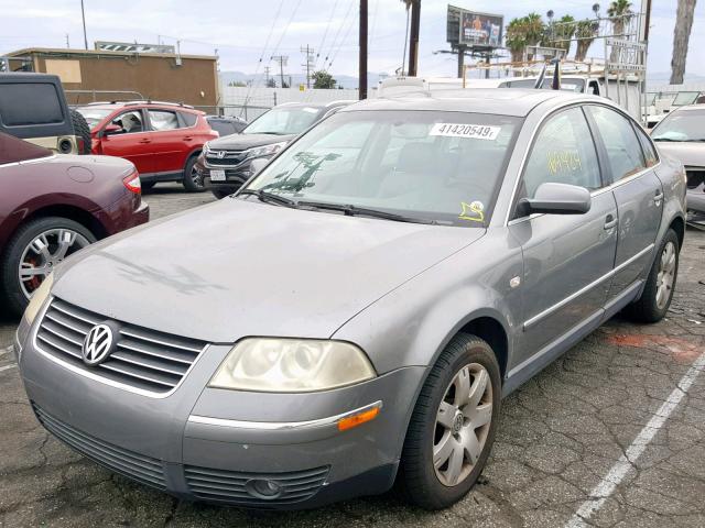 WVWRH63BX3P254665 - 2003 VOLKSWAGEN PASSAT GLX GRAY photo 2